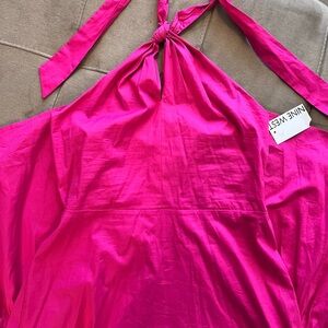 Fuchsia Halter Dress